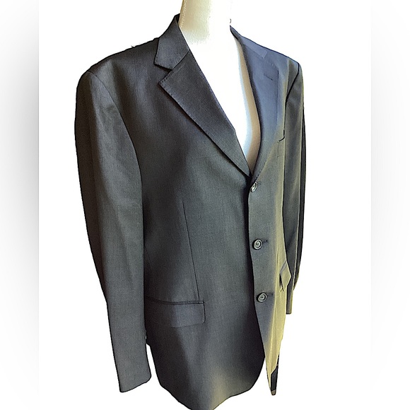 Vintage Christian Dior Men’s Wool Single Breasted Black Blazer. B24 - Picture 3 of 16